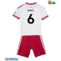 Liverpool Milos Kerkez #6 Bortedraktsett Barn 2026-27 Kortermet (+ Korte bukser)